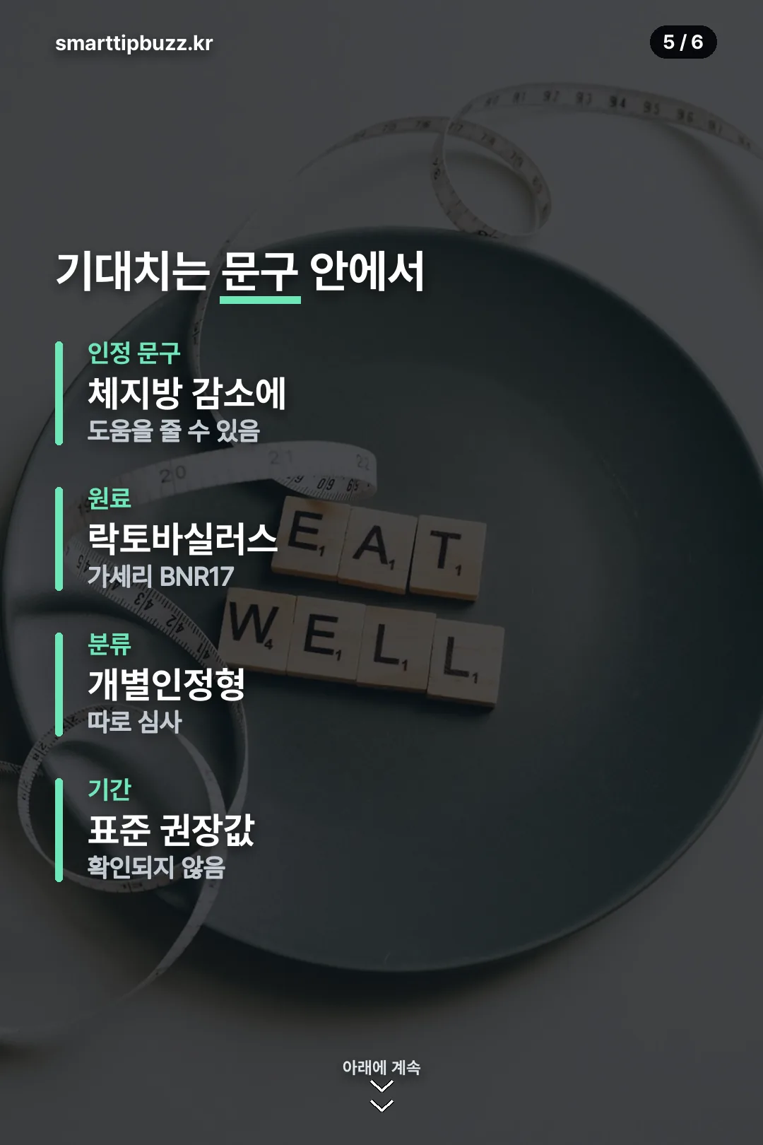 인정 기능성 범위